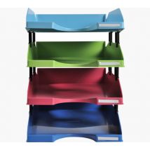 Exacompta 1131928SETD desk tray/organizer Plastic Blue, Green, Light B