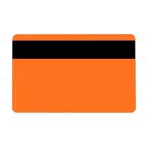 Dyestar Orange 760 Micron Plastic Cards With Hi-Co Magnetic Stripe (Pa