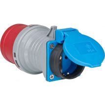 Brennenstuhl 1081690 power plug adapter Blue. Grey. Red