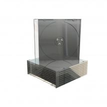 MediaRange BOX21 optical disc case Jewel case 1 discs Black, Transpare