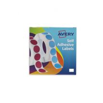 Avery Labels in Dispenser Rectangular 12x18mm White (Pack 2000 Labels)