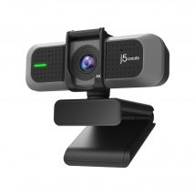 j5create JVU430 USB 4K Ultra HD Webcam, 3840 x 2160 Video Capture Reso