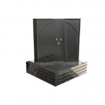 MediaRange BOX31 optical disc case Jewel case 1 discs Black. Transpare