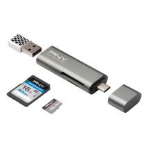 PNY R-TC-UA-3N1E01-RB card reader USB 3.2 Gen 1 (3.1 Gen 1) Type-C Met
