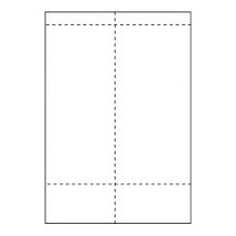 Capture SHIPLABEL105X270-I2PR printer label White