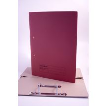 Guildhall Spring Pocket Transfer File Manilla Foolscap 420gsm Red (Pac