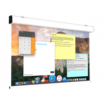 Screen International Compact VA 250cm x 156cm. 16/10 Format Non Tensio
