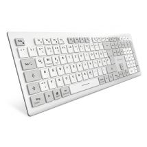 Sharkoon OfficePal K30W wh keyboard Home/Office USB QWERTZ German Whit