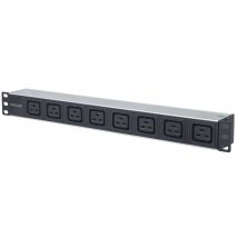 Intellinet 19&quot; 1U Rackmount 8-Output C19 Power Distribution Unit