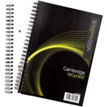 Cambridge E RECYCLED NOTEBOOK A5 PK5