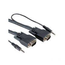 FDL 3M VGA &amp; 3.5MM JACK MONITOR CABLE M-M