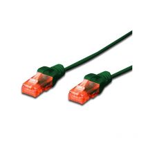 FDL SLIM 0.5M CAT. 6 UTP LSZH PATCH CABLE - GREEN (SNAGPROOF)