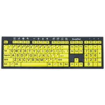 Ai Squared While Stocks Last - Zoomtext Keyboard - black letters on ye