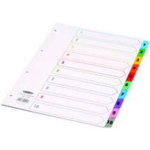 Concord INDEX A4 1 TO 10 MULTI