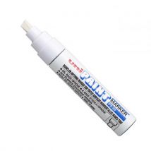 Uni-Ball PX-30 Paint Marker Broad Chisel Tip 8mm Line White (Pack 6) -