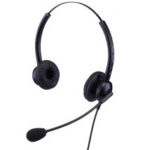 Eartec 308D Headset Wired Head-band Office/Call center Black