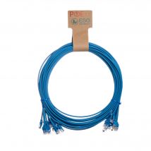 Cablenet 1.5m Cat6 RJ45 Blue U/UTP LSOH 30AWG Slim Snagless Booted Pat
