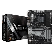 Asrock B450 Pro4 R2.0 Super Alloy AMD AM4 Socket Motherboard. ATX. 4x