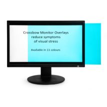 Crossbow Education Monitor Overlay Aqua- 24 Widescreen (299 x 529 mm).