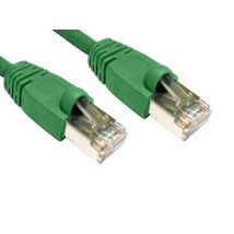 Cables Direct Cat6 0.5m networking cable Green F/UTP (FTP)