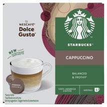 Starbucks by Nescafe Dolce Gusto Cappuccino Coffee 12 Capsules (Pack 3