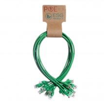 Cablenet 0.5m Cat6 RJ45 Green U/UTP LSOH 30AWG Slim Snagless Booted Pa
