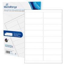 MediaRange MRINK147 self-adhesive label White Permanent 800 pc(s)