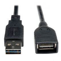 Tripp Lite UR024-001 Universal Reversible USB 2.0 Extension Cable (Rev