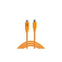 Tether Tools CUC2415-ORG USB cable 4.6 m USB 2.0 USB C Mini-USB B Oran