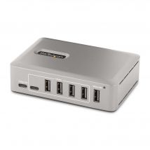 StarTech.com 10-Port USB-C Hub - 8x USB-A/2x USB-C - Self-Powered w/65