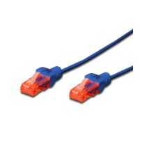 FDL SLIM 1.5M CAT.6 UTP LSZH PATCH CABLE - BLUE (SNAGPROOF)
