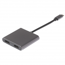 Nikkai USB-C Multiport Hub to 2x HDMI 4K@60Hz Ultra HD MST/ USB-C PD /