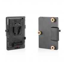 Shape V-mount to Gold-mount regulated battery converter