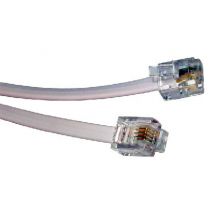Cables Direct 5m RJ11 Modem Cable Grey