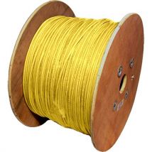 Cablenet Cat6a Yellow S/FTP LSOH 26AWG Stranded Patch Cable 500m Reel