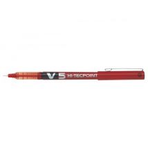 Pilot V5 Hi-Tecpoint Liquid Ink Rollerball Pen 0.5mm Tip 0.3mm Line Re