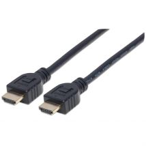 Manhattan HDMI 4K@60Hz Cable with Ethernet - CL3 rated. 3m. Suitable f