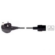 FDL 5M UK MAINS PLUG TO IEC C19 SOCKET POWER CABLE