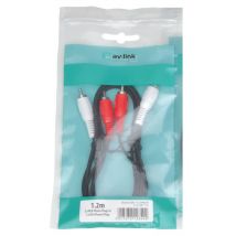 AV Link 112.048UK audio cable 1.2 m 2 x RCA Black. Red. White