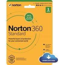 Norton 360 Standard 2022. Antivirus Software for 1 Device. 1-year Subs
