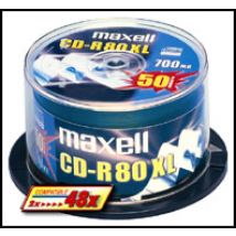 Maxell CD-R 700MB 80min XL 52x Spindle 10pk 10 pc(s)