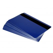 Digital ID Royal Blue 760 Micron Plastic Cards With Hi-Co Magnetic Str