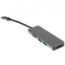 Nikkai USB-C Multiport Hub 2x USB-A 3.0 / HDMI 4K / SD Card Reader
