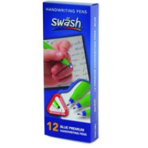 SWASH HANDWRITING PENS BLACK 12