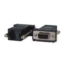 Opengear 319018 cable gender changer DB9F RJ45 Black