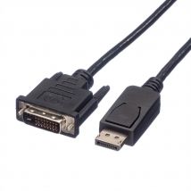 ROLINE 11.04.5619 video cable adapter 1.5 m DisplayPort DVI-D Black