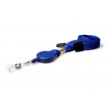 Digital ID 16mm Mid Blue Tubular Flexiweave Breakaway Lanyards with at