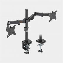 VONHAUS Dual Monitor Stand for 13-32 Inch Screens. Twin Monitor Mount