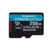 Kingston Technology 256GB microSDXC Canvas Go Plus Gen4 200R A2 U3 Sin