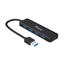 Equip 4-Port USB 3.2 Gen 1 Hub with USB-C Adapter